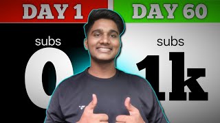 How to Get 1K Subscribers in Just 60 Days | Complete YouTube Growth Guide 2025