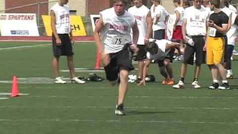 Jacob Heathcoate, LB, W.J. Mouat HS (B.C.), 2009 Competitive Edge Football Combine