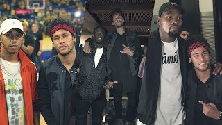 Neymar Jr visits the NBA finals screenshot 4