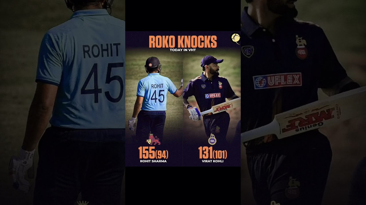 Virat Kohli or rohit sharma vijay Hazare trophy 2025-26 shatak 