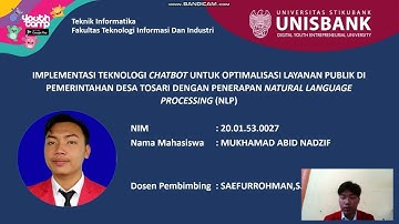 IMPLEMENTASI TEKNOLOGI CHATBOT UNTUK OPTIMALISASI LAYANAN PUBLIK DI PEMERINTAHAN DESA TOSARI