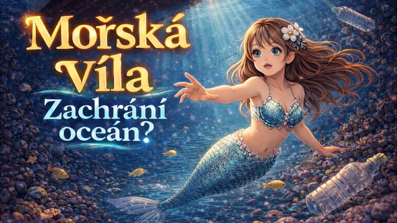 Mořská víla a záchrana oceánu 🧜‍♀️ - audio pohádka | pro děti i rodiče