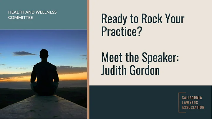 Meet the Speaker: Judith Gordon | Ready to Rock Yo...
