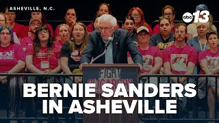 Bernie Sanders in Asheville for 'Fighting Oligarchy' tour