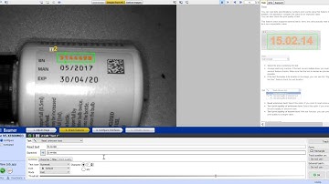 OCR and Datamatrix code read demo