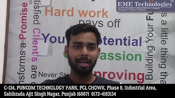 Python Training in Mohali | Chandigarh University | Student Feedback | Faizan