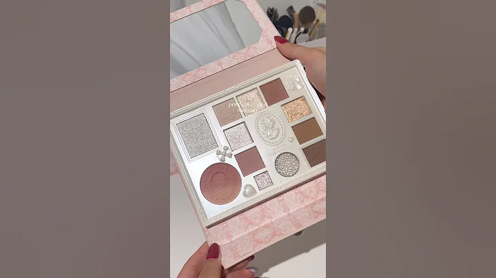 makeup fit for a princess 🎀✨ use DARLING03 on Yesstyle! — #cbeauty #chinesemakeup #unboxing #makeup