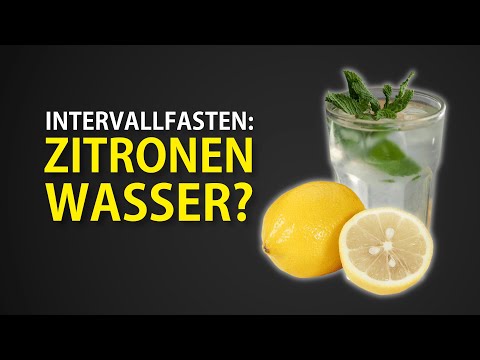 Video: Wird Zitronenwasser das Fasten brechen?