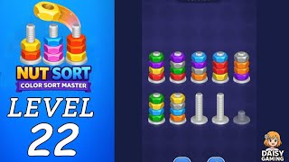 Nut Sort Color Sort Master Level 22 Walkthrough