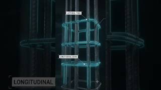 WHY DO RCC COLUMNS HAVE TIES?   | THE PURPOSE OF LATERAL REINFORCEMENT!!! #shorts #viral #ytshorts
