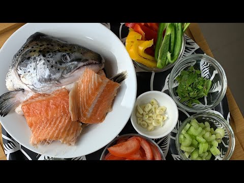 فيديو: شوربة سمك السلمون النرويجي الكريمي