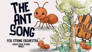 Learn Orchestra String Names Fast β The Ant Song | Beginner Violin, Viola, Cello, Bass Tuning Song
