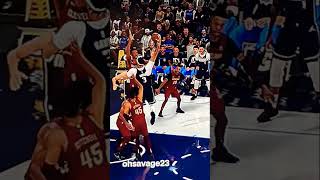 Anthony Davis With The Epic Spinoff Poster Over Evan Mobley anthonydavis nba poster 2k