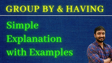 GROUP BY  & HAVING || SQL Tutorial for Beginners
