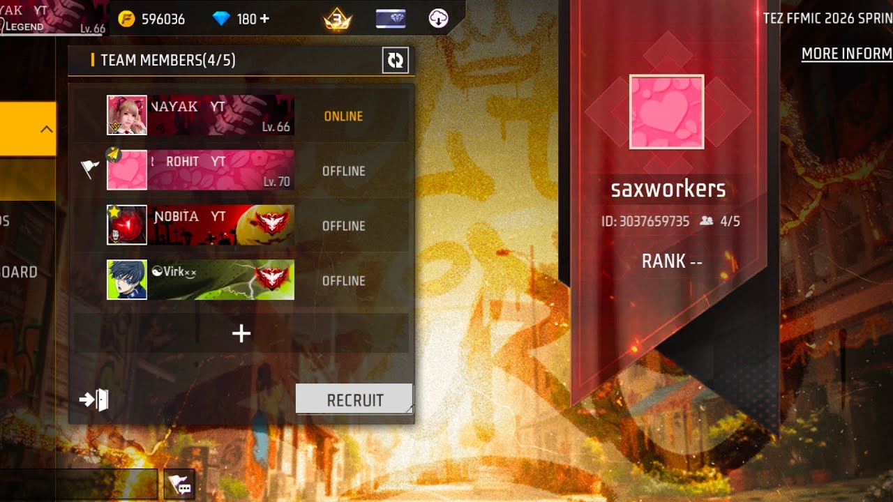 TeZ FFMIC #2026 spring #gaming #freefire 