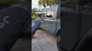 Starting the Jeep #Gladiator  #automotive #Jeep #jeepgladiator #asmr #asmrsound #shortscreator