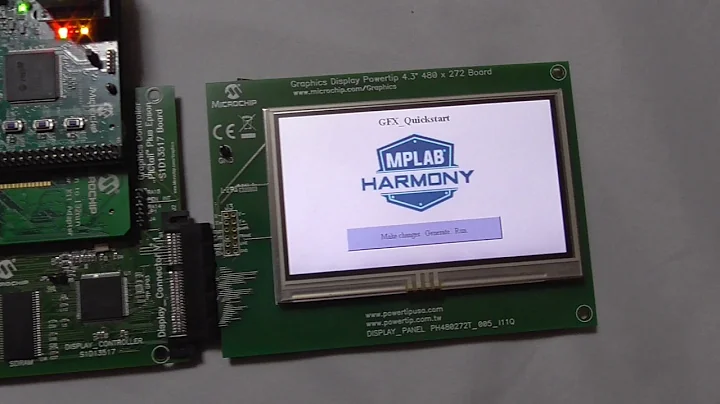 aria quickstart of pic32mz ef sk s1d pictail wqvga