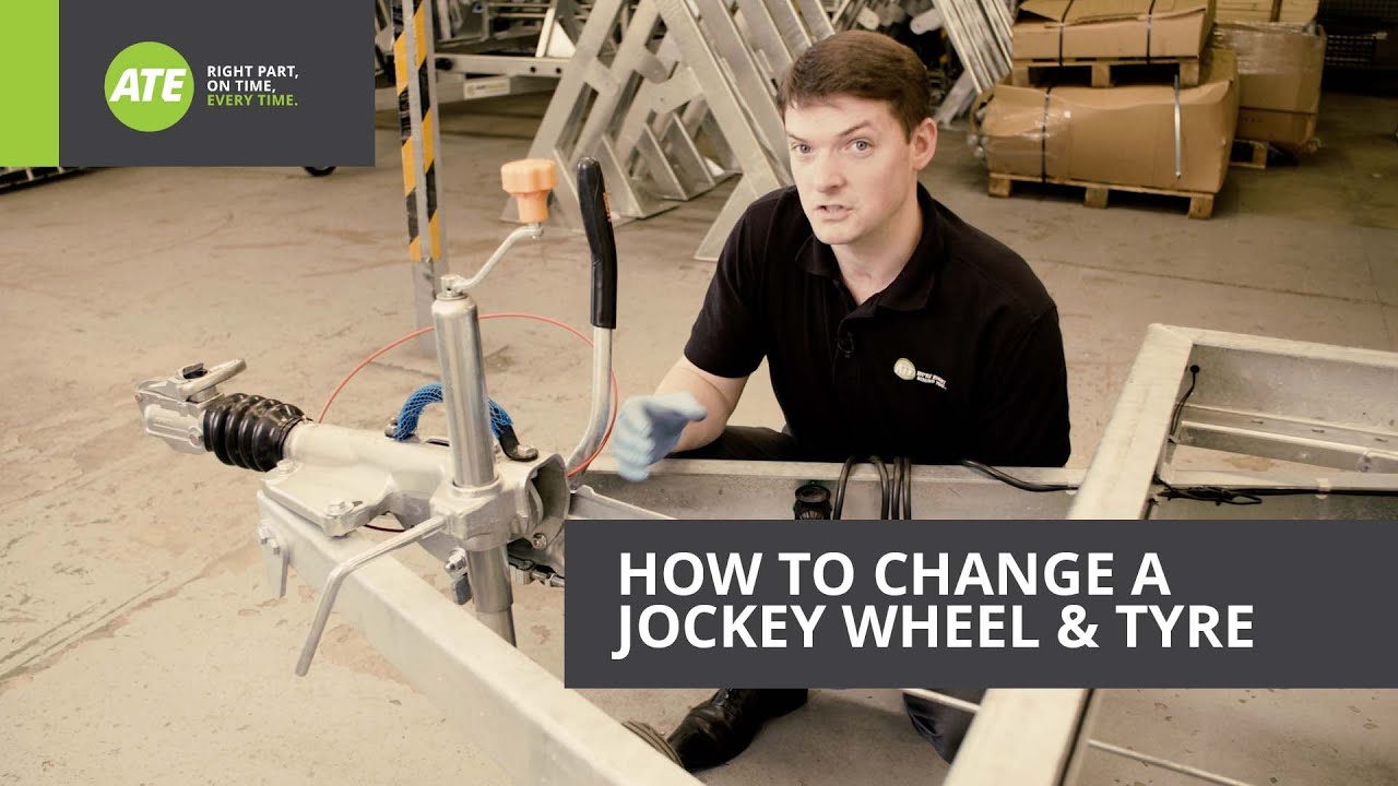 How To Change A Jockey Wheel & Tyre YouTube