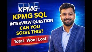 KPMG SQL Interview Question in Hindi | Find Total, Won & Lost Rides