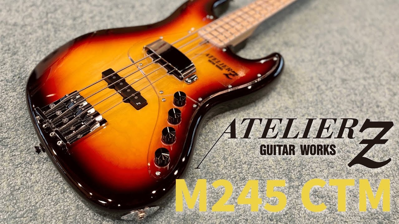 ATELIERZ M245 CTM 4현 베이스기타 리뷰 - YouTube