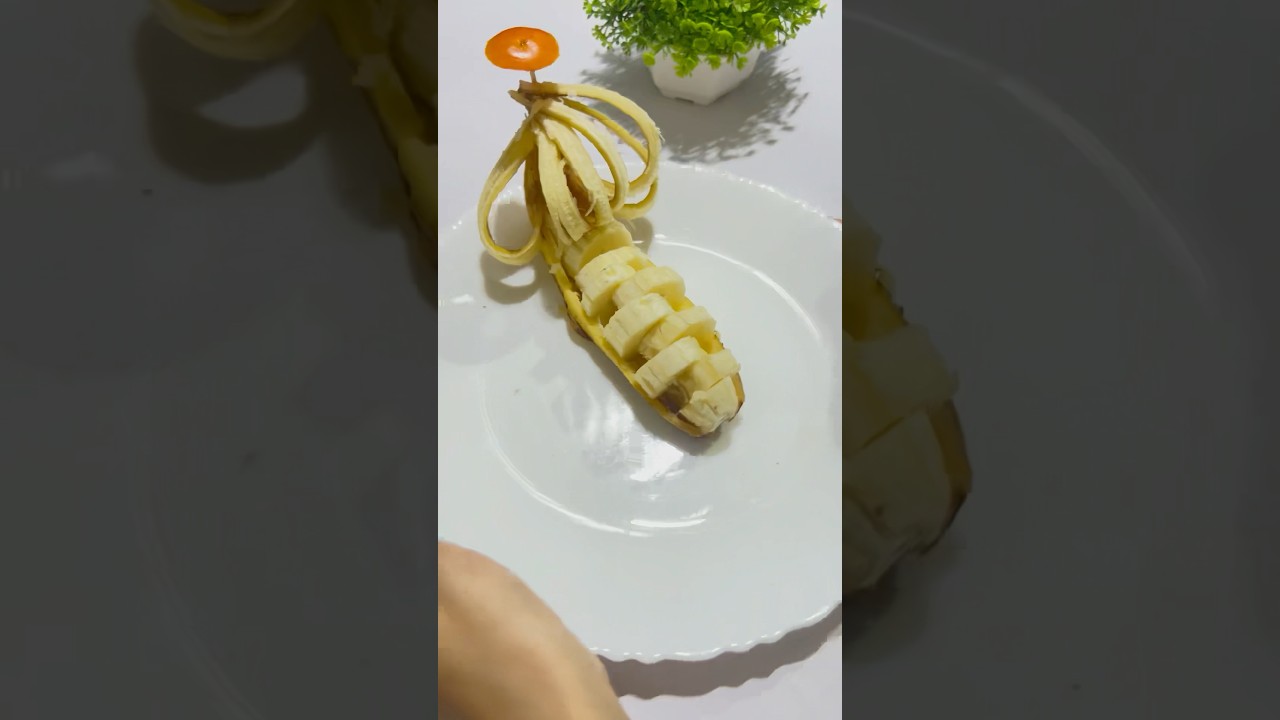 Quick Banana 🍌 Cutting and Decoration Hacks 
