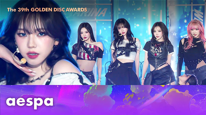 [제39회 골든디스크] aespa (에스파) - 'Intro + Set The Tone + Supernova' ♪ | JTBC 250106 방송