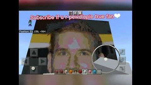 @PewDiePie  Statue in Minecraft😱, #shorts