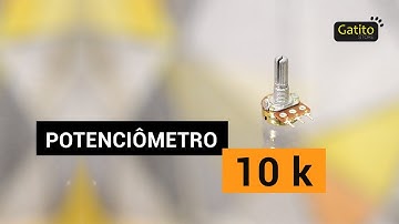 Potenciômetro 10k B com eixo estriado L20 | Gatito Store