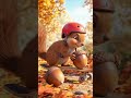Skater Squirrel! 🐿️🛹 S is for Squirrel #Shorts #Funny #funny #funnyanimals #kidslearning #kids