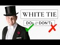 White Tie DO's & DON'Ts - Tailcoat & Full Fig Dress Code Guide