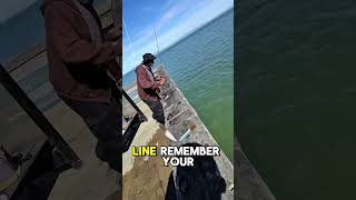 Unexpected Catch 😳 #fishing #stripedbass #fishingshorts #shorts #bigfish