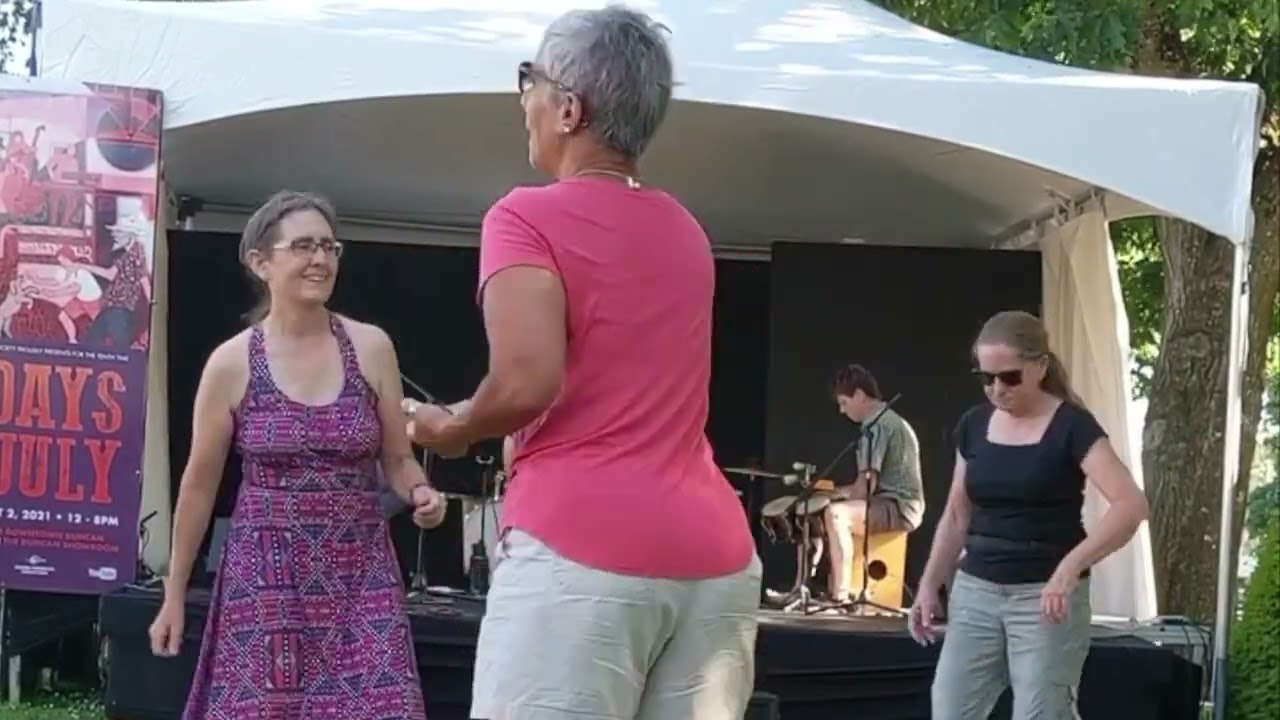 Cheko y su Combo in the Park in Duncan, 39 Days of July 2021