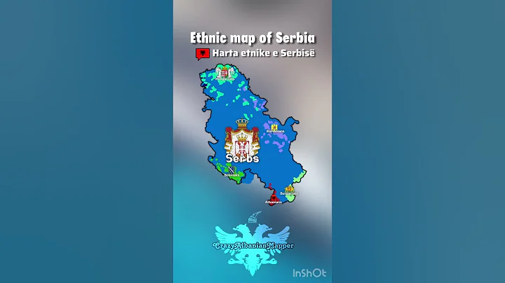 Ethnic map of Serbia #europe #geographythroughmaps #map #mapguide #mapping #maps #serbia #education