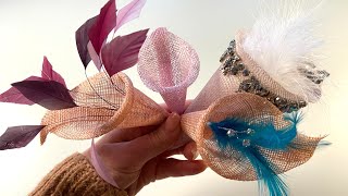 HOW TO MAKE A SINAMAY LILY | Easy Lily Flower Tutorial For Fascinators | Didsbury Art Studio