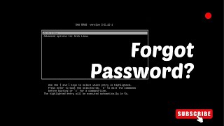 How To Reset Your Arch Linux forgotten Password Net Worth