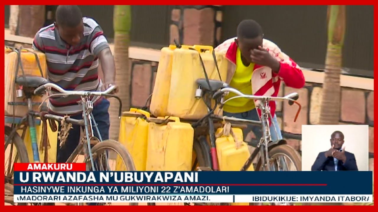 Miliyoni 22$ zitezweho gukemura ikibazo cy’amazi mu Mujyi wa Kigali ...