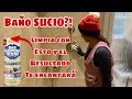 ✅ LIMPIEZA Y MOTIVACION| COMO LIMPIAR UN BAÑO AL EXTREMO DE SUCIO, PUERTAS DE VIDRIO MUY SUCIAS