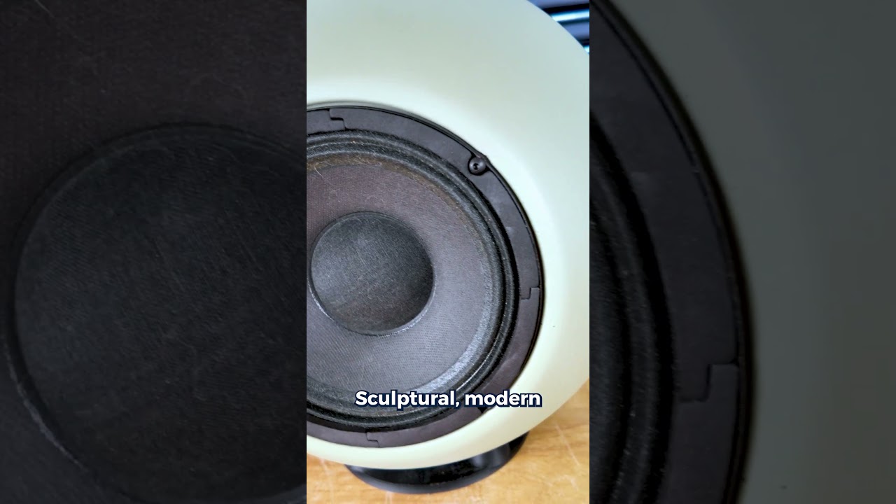 3D-Printed Mold → Concrete Subwoofer Build #concrete #diy #3dprinting #speaker #subwoofer