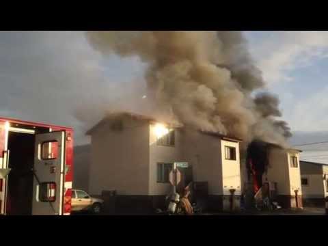 1 of 4: Fire at Nome (Alaska) apartment: East 3rd Avenue and Moore Way, Sep. 25, 2014