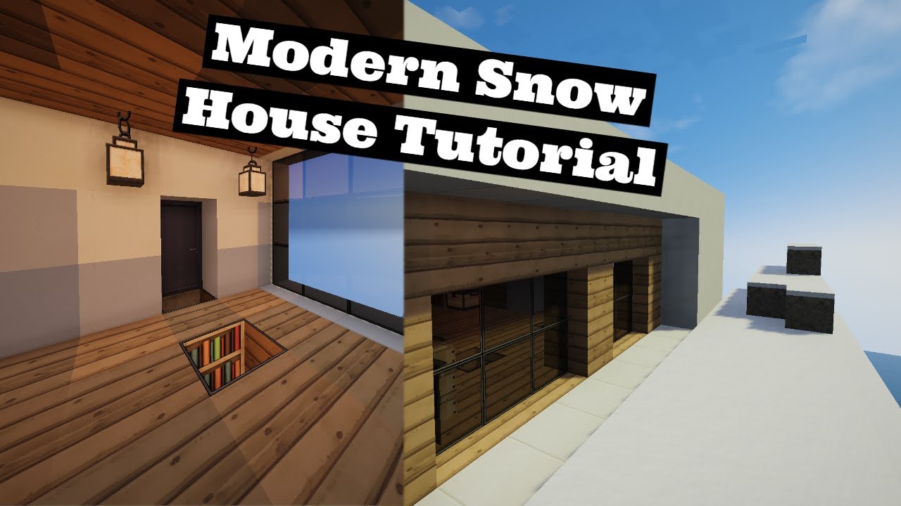 Minecraft: How To Build A Modern Mansion House Tutorial (#2) - YouTube