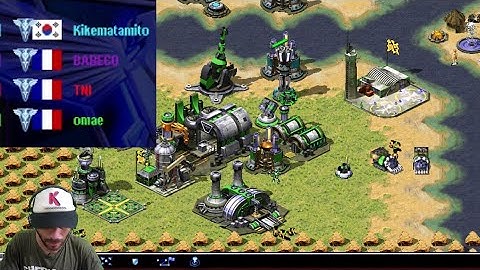 OMG, ALL ARE FRANCE!!! Funny Map X4 Online Multiplayer Red Alert 2 Gameplay