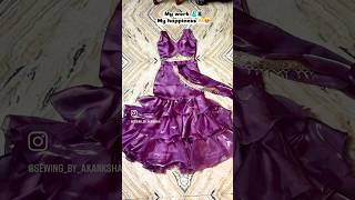 Organza Ruffle Saree