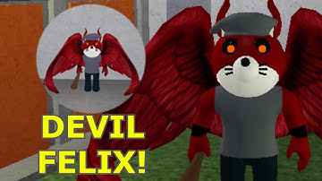 How to get "DEVIL FELIX" BADGE + DEVIL MORPH/SKIN in PIGGY RP: THE INFECTION ADVENTURE! - Roblox