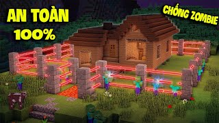 HƯỚNG DẪN XÂY NHÀ SINH TỒN SIÊU AN TOÀN CHỐNG ZOMBIE 100% TRONG MINECRAFT - ZENER