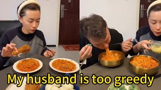 couple food Cutest Husband and Wife Doing Funny Moment