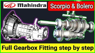 how to open Mahindra Scorpio-bolero gear box | Mahindra scorpio Gearbox full Assembly | @Guru.m