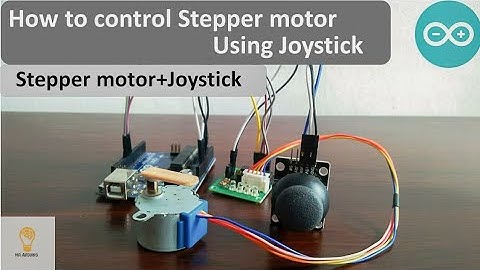 How to control Stepper motor(28BYJ-48) using a joystick