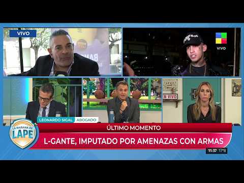 🗣️ Leonardo Sigal, abogado: "L-Gante no puede cometer nuevos delitos, ni consumir...