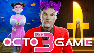 OCTO NITE 3 MAP FORTNITE CREATIVE - ALL CHALLENGES, SKY OCTO GAME, KEYS AND KNIVES