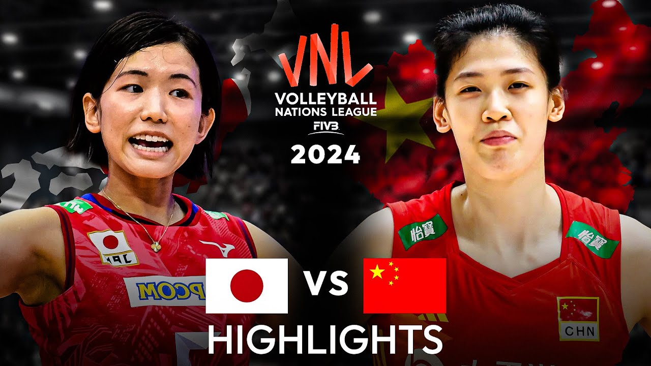 LEGENDARY MATCH | JAPAN vs CHINA | Women's VNL 2024